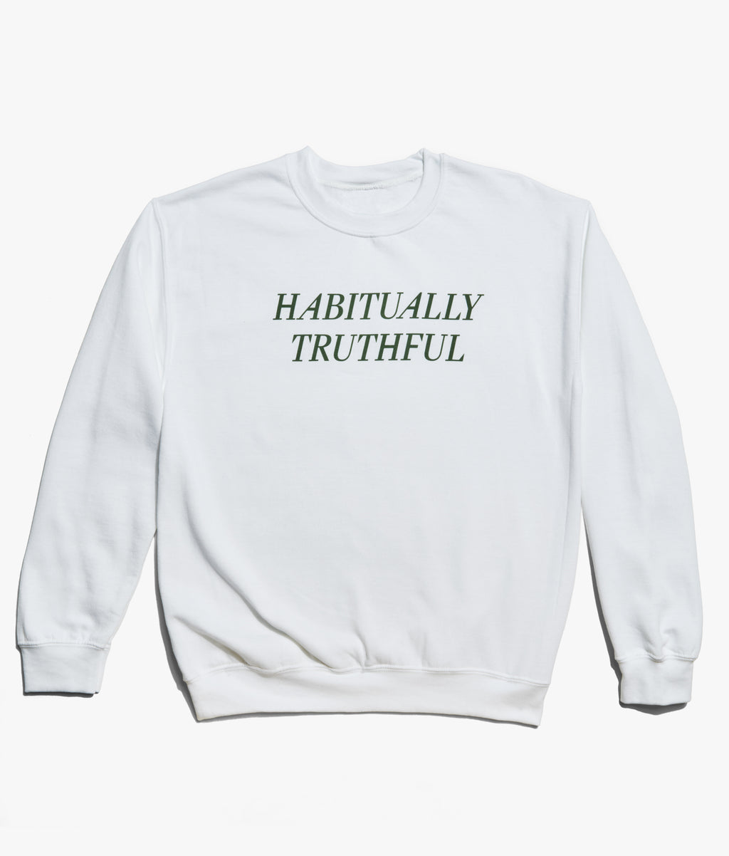 white cotton pullover