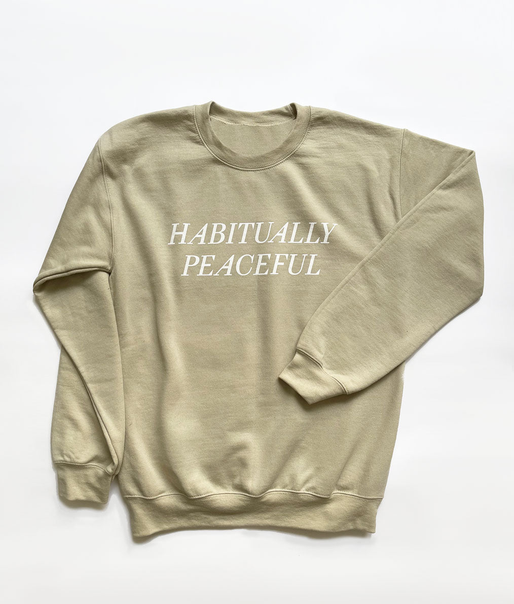 Habitually Peaceful pullover -1